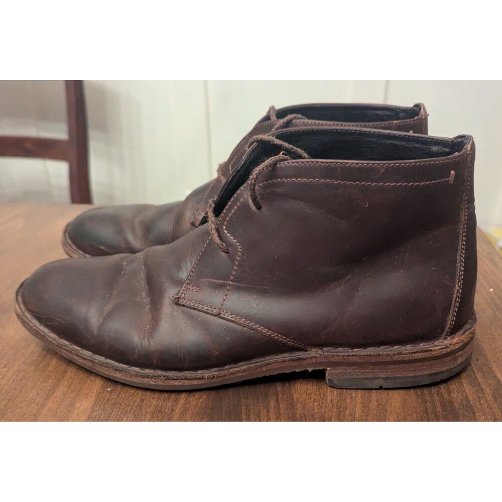 HS Trask Mens Chukka Boots Brown Leather Mens Size 10M EUC